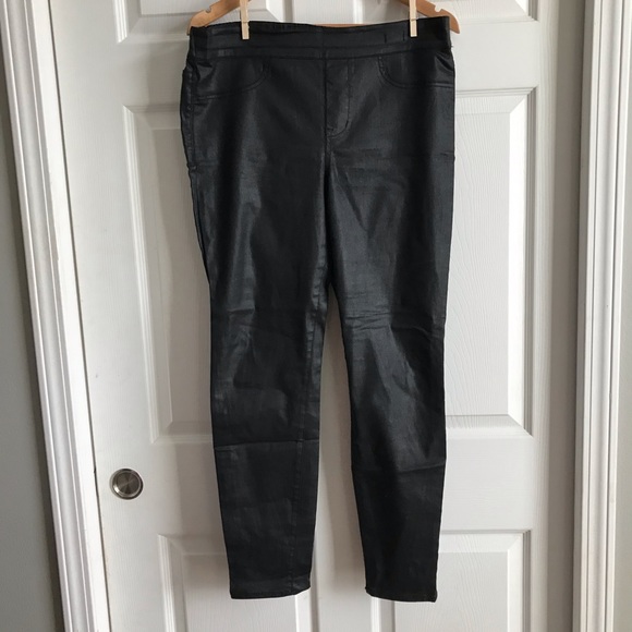 MADEWELL Black Coated Skinny Pants - Picture 2 of 7